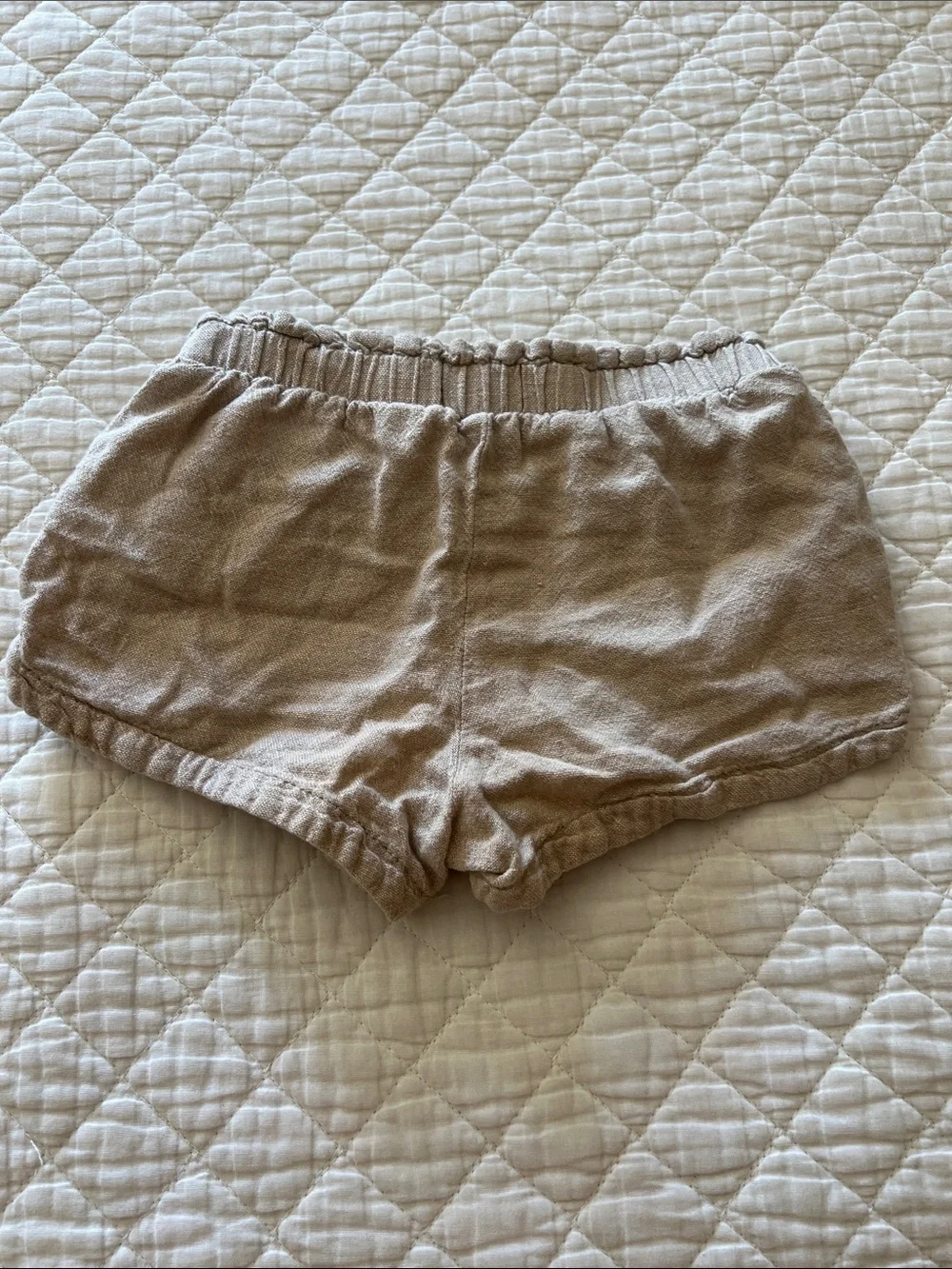 Old Navy Toddler Girl Tan Linen Shorts Size 3t